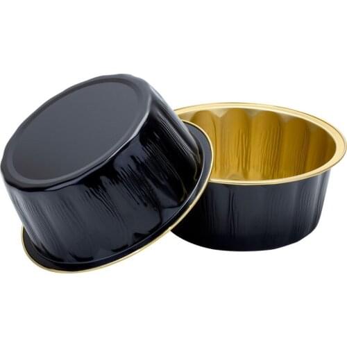 10pcs High quality 630ml rond tin foil bowl lunch box BBQ tool food soup cooking container large takeaway packaging cup with lid