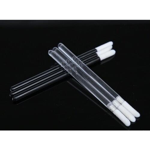 100 pcs Disposable Cosmetic Makeup Lip Brush Lipstick Gloss Wands Cleaner Applicator Eyeshadow Lip Gloss Brushes Makeup Tool