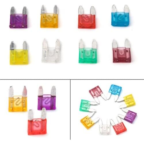 160pcs Automobile Security Fuse 3-40 Amp Mini Waterproof Multicolor Truck Auto ATC Fuse Blade Holder 8Sizes Kit Assortment