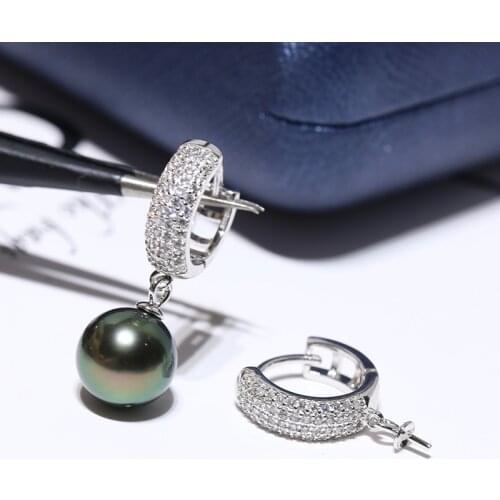 2 COLOR NEW ARRIVAL Earrings Mountings Findings Settings Jewelry Parts Fittings Accessories for Pearls Coral Agate Beads Stones