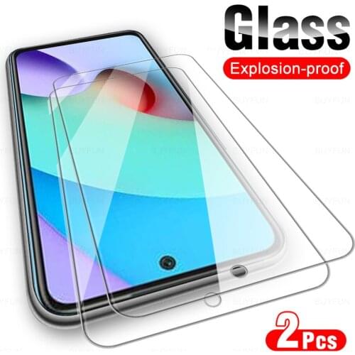 2Pcs Tempered Glass For Xiaomi Redmi 10 Screen Protector For Xiamoi Redmi 10 9 8 10X 4G 5G 9T 9A 9C NFC Protection Film Cover