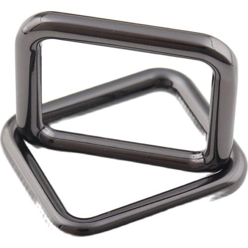 20mm Inside width polished tabular edge buckle Alloy square buckle for DIY bags/belts buckles Accessories 20pcs