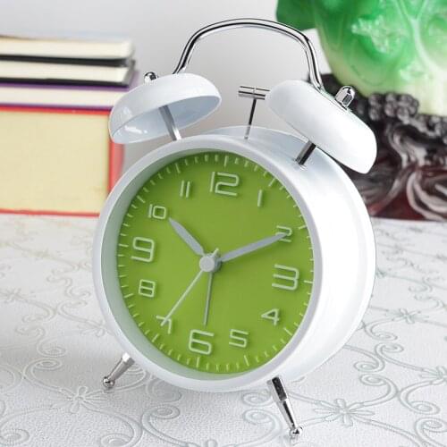 2020 silent luminous clock three-dimensional digital non-mechanical bell fashion lazy childrens electronic clock 4 inches