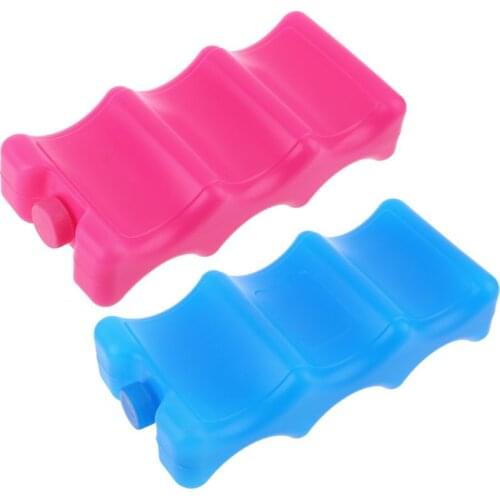 600ml Reusable Ice Brick Ice Block Ice Pack Cooler Milk Storage For Cooler Bag E06F