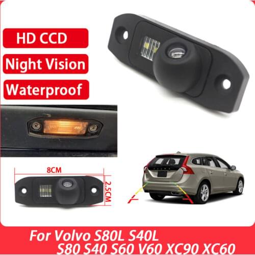 Car Rear view Camera For Volvo S80L S40L S80 S40 S60 V60 XC90 XC60 Night Vision Backup Camera Waterproof high quality RCA