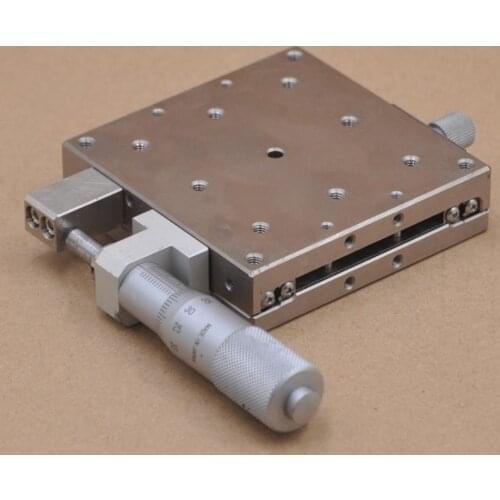 Suruga Seiki BSS16-80CR manual xy axis optical displacement platform fine-tuning slide stainless steel