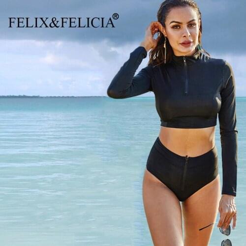 Купальники с рукавами FELIX&FELICIA China At AliExpress