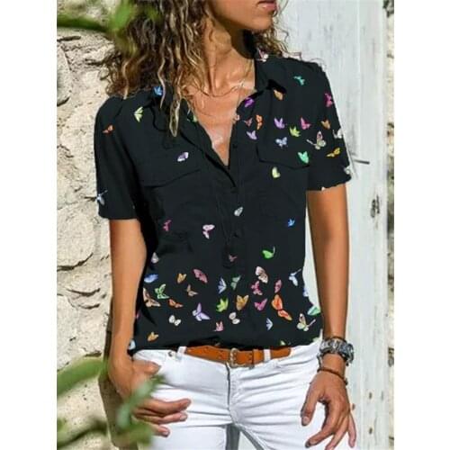 Womens Fashion Shirts HUOVEKEO China