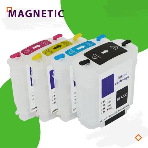 Refillable ink cartridges Compatible For HP 10 11 Designjet 110 100plus C4844A Inkjet 2800dt 2800dtn printer For HP10 For HP11