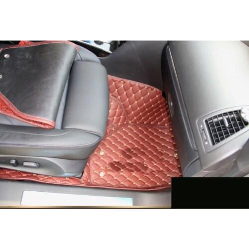 Leather car floor mat for infiniti qx70 fx30d fx35 fx37 fx50 2008-2019 2018 2017 2016 2015 2014 2013 accessories
