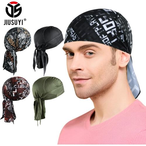 Summer Cycling Pirate Cap Lightweight Adjustable Biker Beanies Hat Men Women Fishing Sun Protection Breathable Sport Headwear