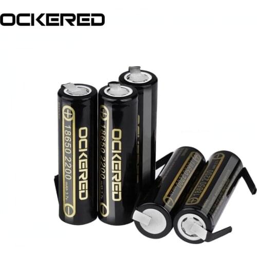 Ockered Original 18650 2200mAh HG2 3.7V Discharge 20A Rechargeable Battery Dedicated For Hg2 Nickel Sheet Batteries Cell