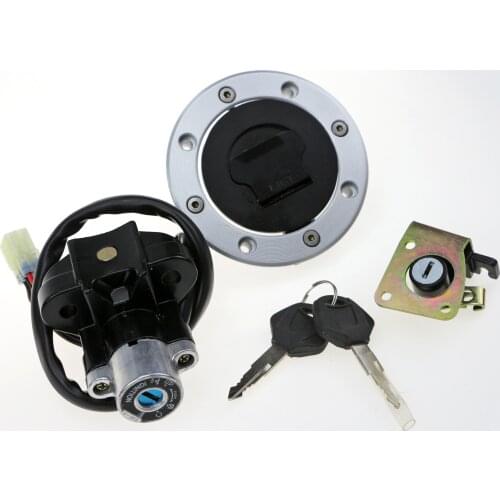 Ignition Switch Seat Gas Cap Lock Key For Suzuki GSXR 600/750/1000 2001 2002 DL1000 GSX-R 600 GSXR1000 DL 1000 GSX-R 750