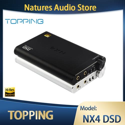 Topping NX4 DSD XMOS-XU208 DAC ES9038Q2M Portable USB DAC DSD NX4DSD Decoder Amplifier[ PRE ORDER]