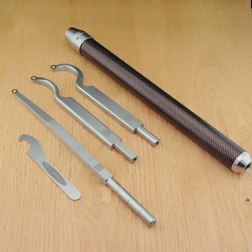 Carbon Fiber Handle Stainless Steel Cutter Arbor Woodworking Lathe Hollow Knife Woodworking Alloy Turning Tool T1 T2 T3 Y