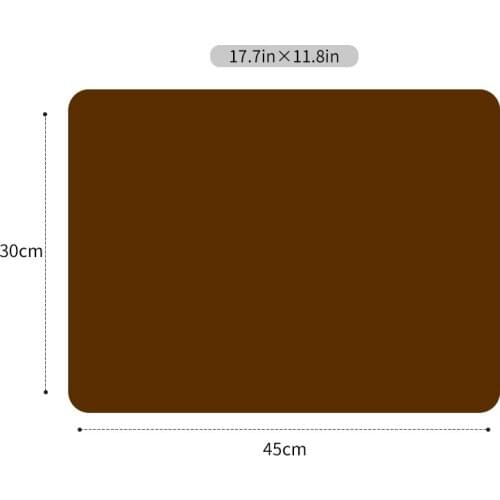 Placemat for Dining Table PU Leather Table Mat Waterproof Heat Insulation Non-Slip Nappe de Table Tableware Pad Silicone Mat