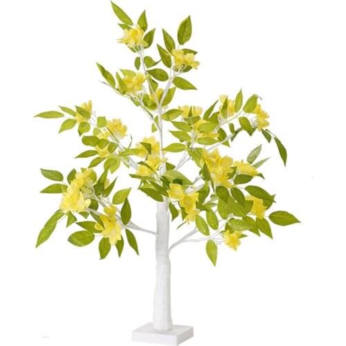 Bedroom Light Sparkly Tree Holiday Decorations Party Shopping Windows Durable Battery Home Decor Plastic Green Maple Leaf Room