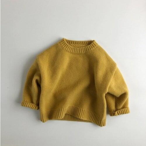 YourSeason 12M To 7 Y Soft Baby Winter Thicken Sweater 2021 Boys And Girls Coat Tops O-neck Children Clothing Warm Cute
