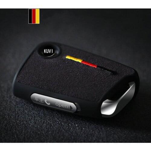 Suede TPU Car Key Remote Case Cover Holder Case For Volkswagen VW Golf 7 mk7 Seat Ibiza Leon FR 2 Altea Aztec For Skoda Octavia