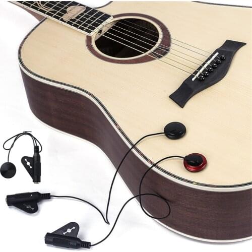 Acoustic Guitar Pickup Piezo Contact Pickup for Guitar Ukulele Violin Mandolin Banjo Kalimba Harp Microphone Banjo Accessories