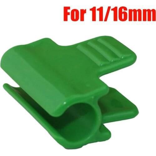 10Pcs Gardening Supplies Plastic Film Buckle Clip Greenhouse Snap Clamps Film Buckle Clamps Plastic Pipe Clamps For11mm16mm Hose