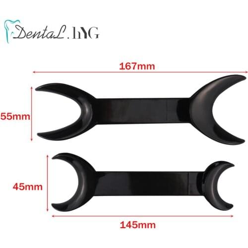 2/4 PCS Dental Intraoral Cheek Lip Retractor Opener Double Head T-Shape Orthodontic Tool Mouth Opener 2 Sizes Teeth Whitening