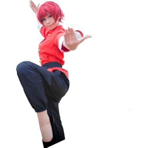 2016 Ranma 1/2 Ranma Nibun-no-Ichi Ranma Ranma Saotome Cosplay Costume With Shoes