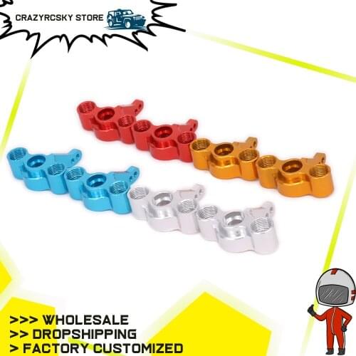 2Pcs Aluminum Steering Hub Carrier Blocks For Rc Hobby Car 1/16 Hsp Monster Truck&Short Course 86613 86013 86013 94286