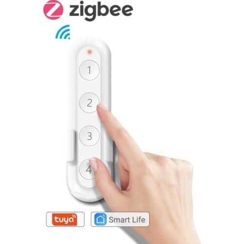 Tuya ZigBee 3.0 Wireless 4-Button Remote Control Switch works with LIDL Conbee 2 stick iobroker Jeedom Smart Life