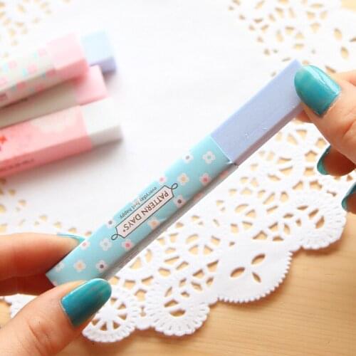 AIHAO Color Strips Eraser Fresh Series Eraser Professional Graphics Eraser 20PCS