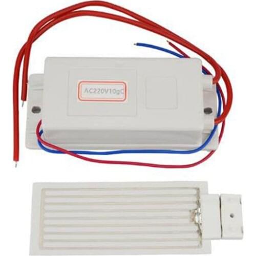DC12V / AC110V/AC220V 10g/h Portable Ozone Generator Ceramic Plate Air Purifier Air Cleaner for Home Ozonizer