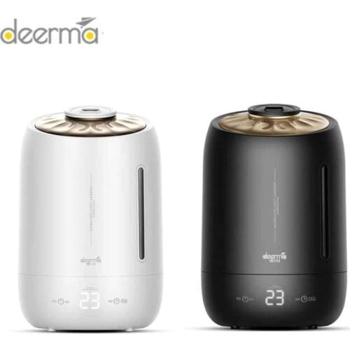 Deerma Household Air Humidifier Air Purifying Mist Maker Timing With Intelligent Touch Screen Adjustable Fog Quantity 5L