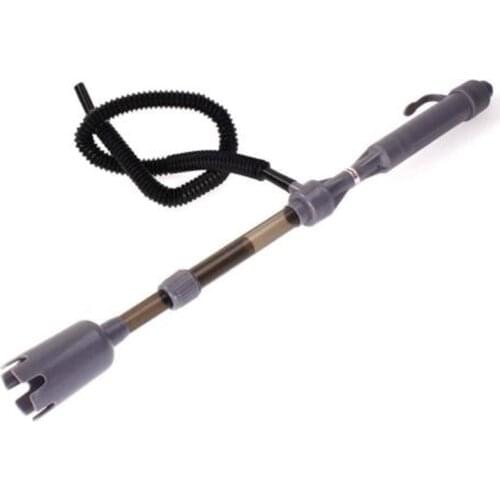Electric Aquarium Vacuum Water Change Gravel Cleaner Fish Tank Siphon Pump With Hose & Filter bag