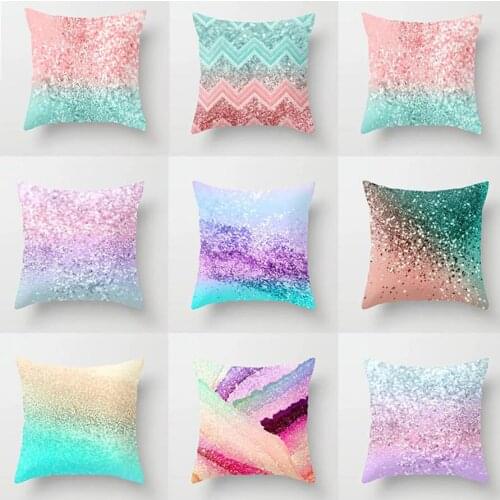 Ins Pink Cute Colorful Nordic Hug Pillowcase Cushion Jane Sofa Bedside Cushion Pillow Custom Pillow Cases Home Decor