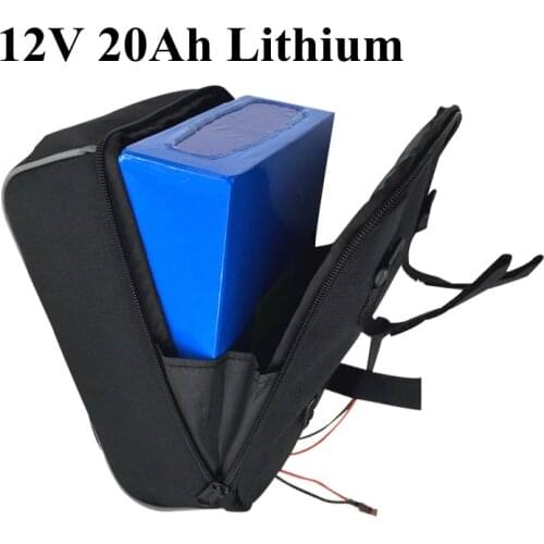 12V 50Ah 20Ah lithium ion 12V 40Ah 12v 30Ah li ion battery for golf trolly cart scooter Portable power supply + charger+ bag