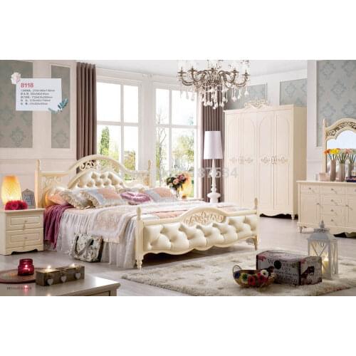8118 Home bedroom furniture wooden four doors wardrobe chest chifforobe modern home bedroom furniture
