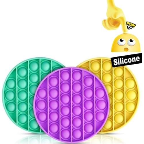 Push Bubble Fidget Sensory Toy Autism Special Needs Stress Reliever Helps Relieve Stress and Increase Focus Soft Squeeze Toy