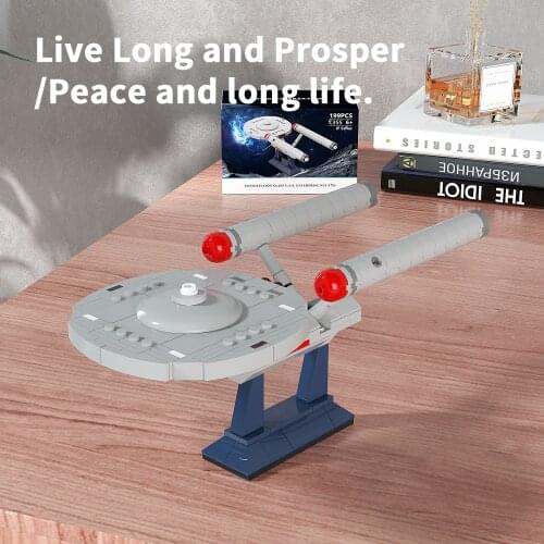 NEW Space Ship World 6021 Buliding Block Model USS Enterprise NCC-1701 Toys for Children Birthday Gift Sluban Star Trek