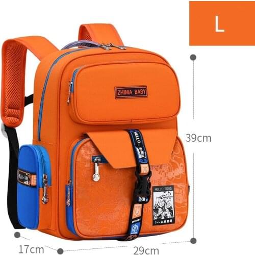 Chinese Style Retro Children Orthopedic School Bag For Teenager Boys Girls 2 Size Student Backpacks Kids Schoolbags Mochila