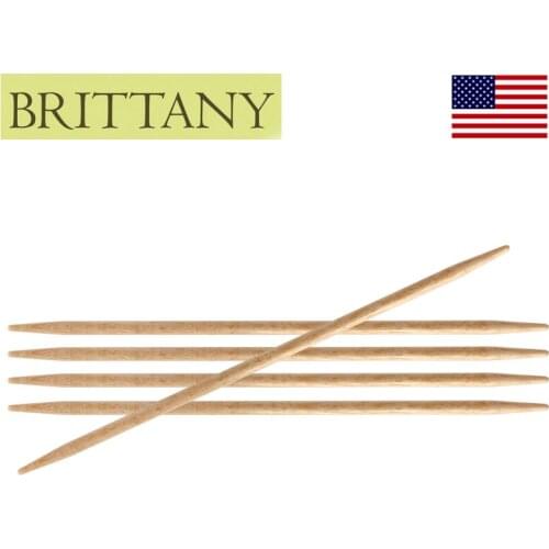 BRITTANY Birch wood 25cm(10 inch) Double Pointed Straight Needles