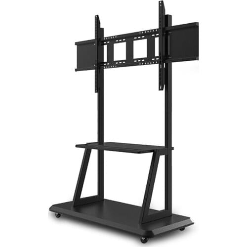 Adjustable Mobile Free Rotating Metal 55-65inch Touch TV Floor Stand LCD Mobile TV Bracket