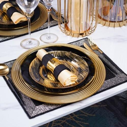 Luxury Nordic Plate Sets Trays Decorative Food Ceramic Dinner Creative Serving Plate Sets Piatti Ceramica Home Tableware DB60PZ