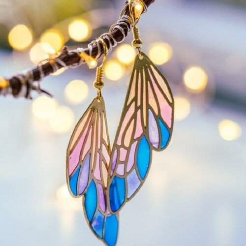 Earrings Personality Wing Drop Earrings Female Accessories High Quality Jewelry Earrings Geometric Vintage Earrings For Women
