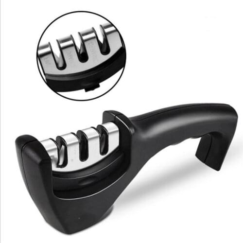 Stainless Steel Knife Sharpener 3 Stages Household Quick Sharpener Kitchenware Tungsten Diamond Ceramic Sharpening Tool