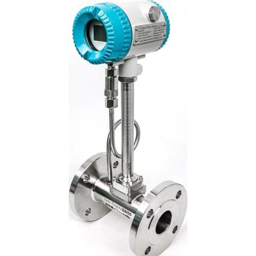 Built in compensation rs485 boiler feed water ce 4-20ma pulse vortex flow meters