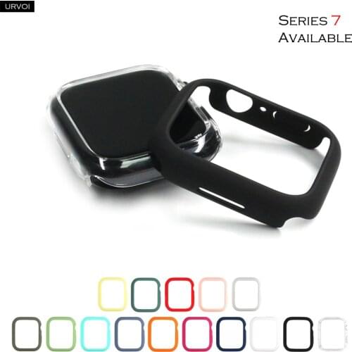 URVOI Candy PC cover for apple watch series 6 SE 5 4 3 2 1 colorful case protector for iWatch Ultra-thin frame slim fit match