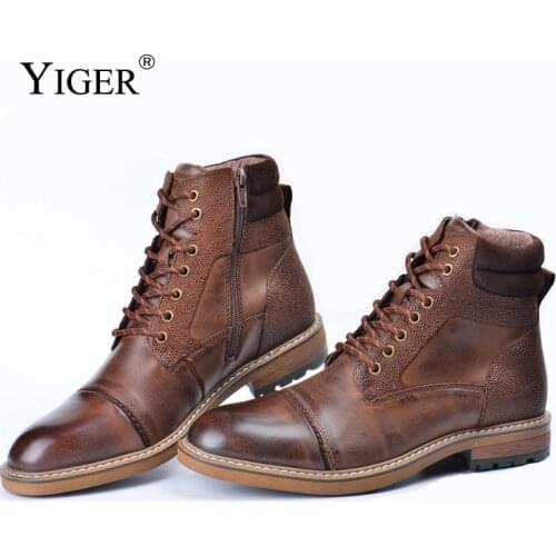 YIGER Men's Shoes