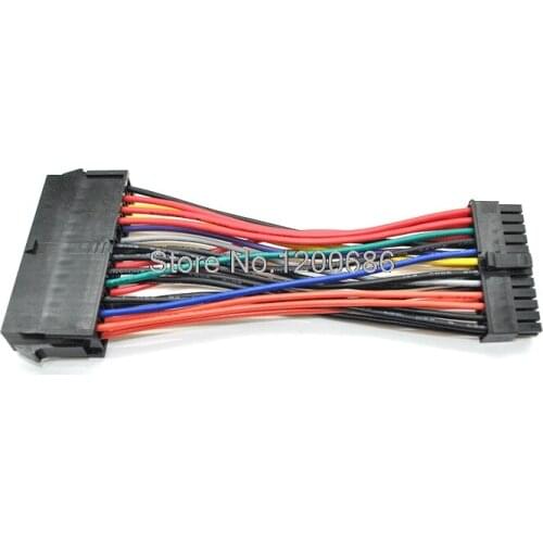 10CM ATX Power Supply Motherboard 24 Pin to Mini 24 Pin Cable wiring harness for Dell Optiplex 380, 580, 760, 780