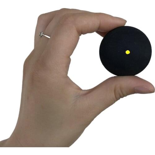 2pcs/lot Squash Ball One Dot Blue Red Yellow Low Slow Speed Sports Rubber Softball Professional Player Tournament Ball 4mm