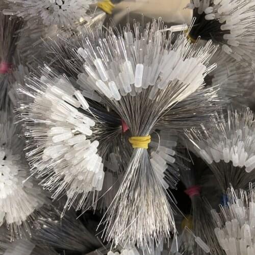 300pcs/lot L,M,S Fishing Float Transparent Rubber Stopper Bobber Cylindrical Space Bean Fish Line Accessories